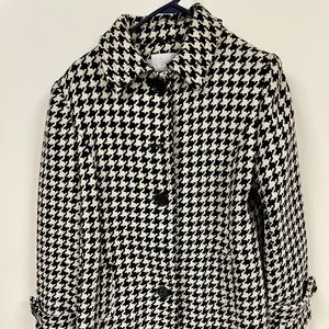 Relativity - black and white checkered jacket